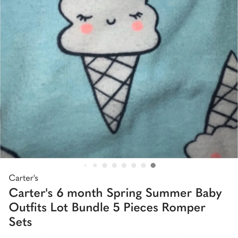 Carters charming romper